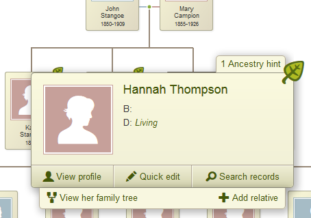 Ερευνήστε το οικογενειακό σας δέντρο Online Family Tree image7