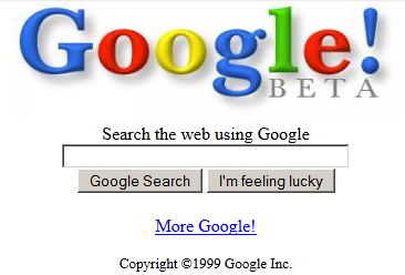 google homepage