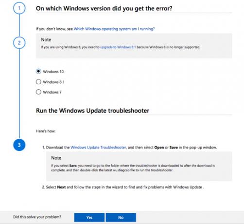 Αντιμετώπιση προβλημάτων του Windows Update
