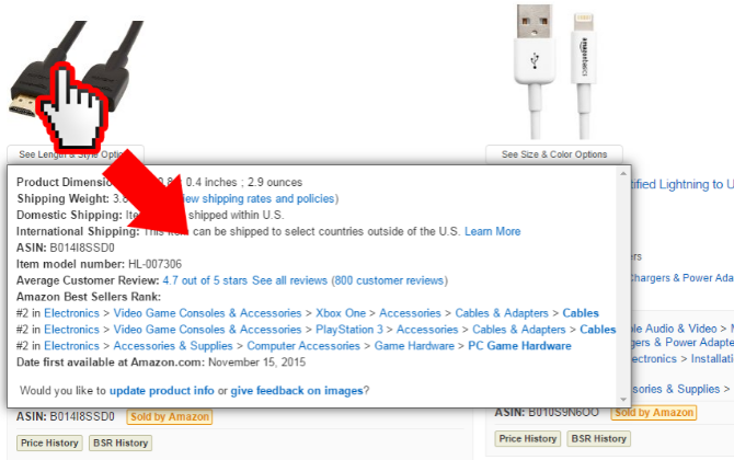 Δείτε τις σελίδες προϊόντων της Amazon με το DS Quick View για Amazon