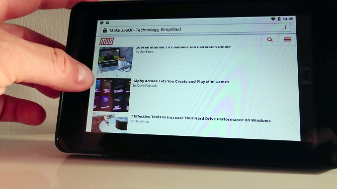 Tablet Raspberry Pi με Android