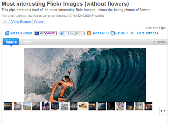 ροή flickr