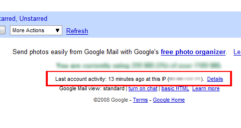 gmail λογαριασμό hacked