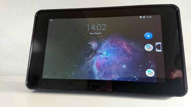 Αρχική οθόνη tablet Raspberry Pi Android