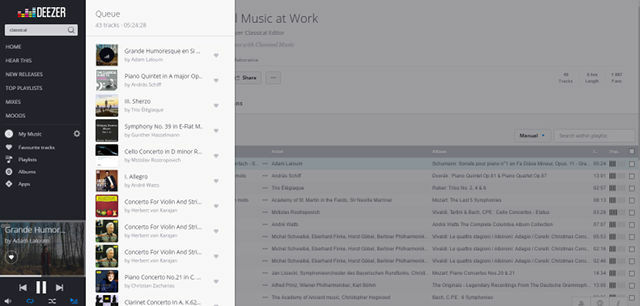 deezer-μουσική-ουρά-ουρά