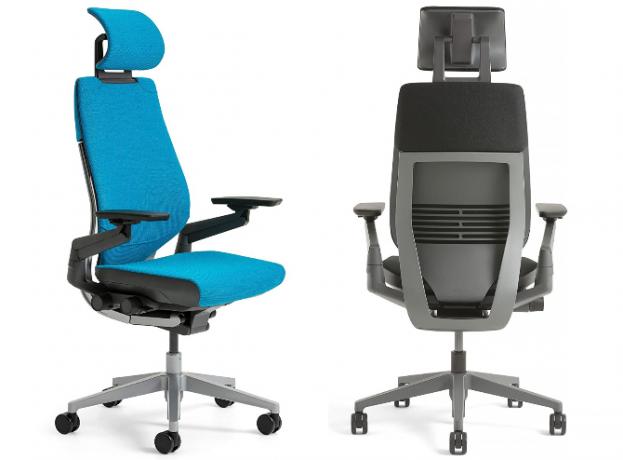 Το Steelcase Gesture είναι ο καλύτερος μη υπολογιστής με πλέγμα ή καρέκλα γραφείου και έρχεται με προσκέφαλο