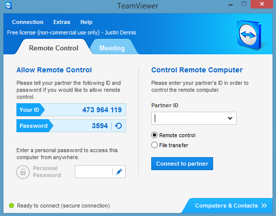 Αρχεία συγχρονισμού TeamViewer