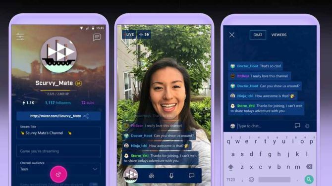 Το Microsoft Mixer Δημιουργία App φτάνει σε Rival Amazon Twitch μίξερ τρεις οθόνες