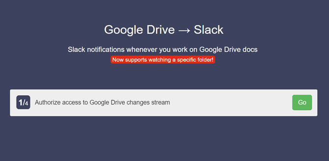 Ενσωματώστε το Google Drive με το Slack