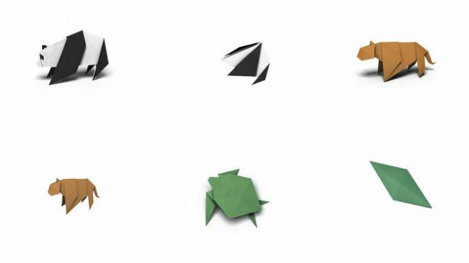 Πακέτο αυτοκόλλητων WWF Origami iMessage