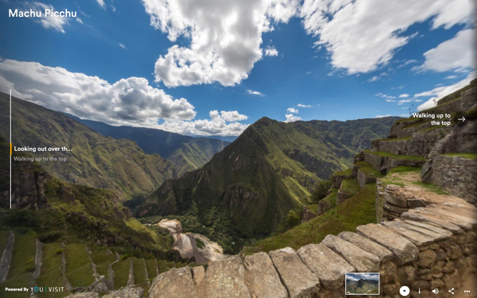 Εικονική περιήγηση Machu Picchu