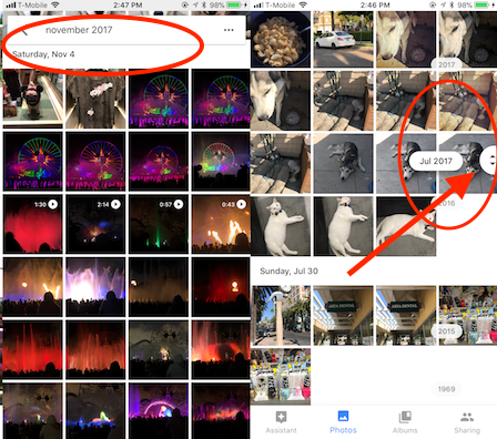 πώς να βρείτε γρήγορα φωτογραφίες σε φωτογραφίες Google