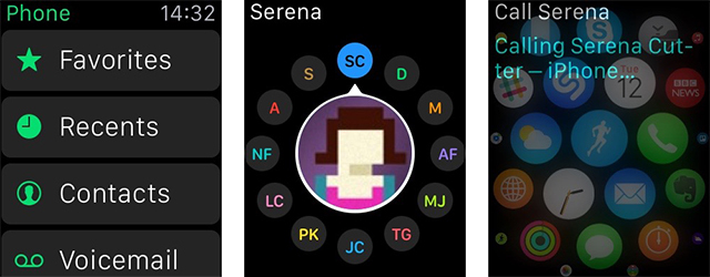Τρόπος εκτέλεσης κοινών λειτουργιών iPhone στις κλήσεις ρολογιού Apple Watch