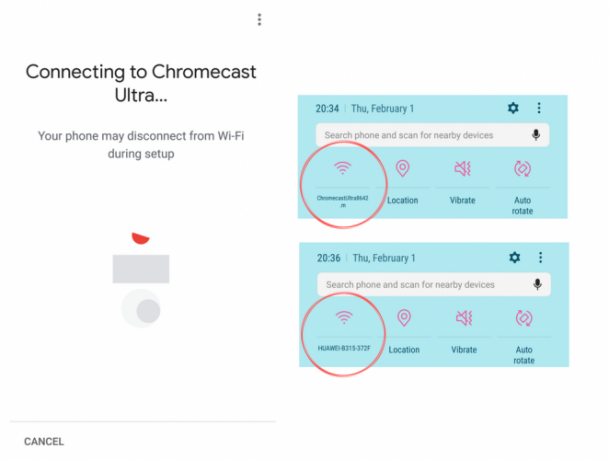 chromecast-σύνδεση