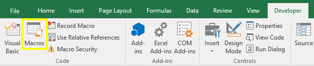 excel macros