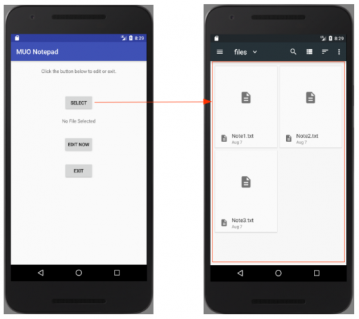 android create app androidstudio screen1 new flow