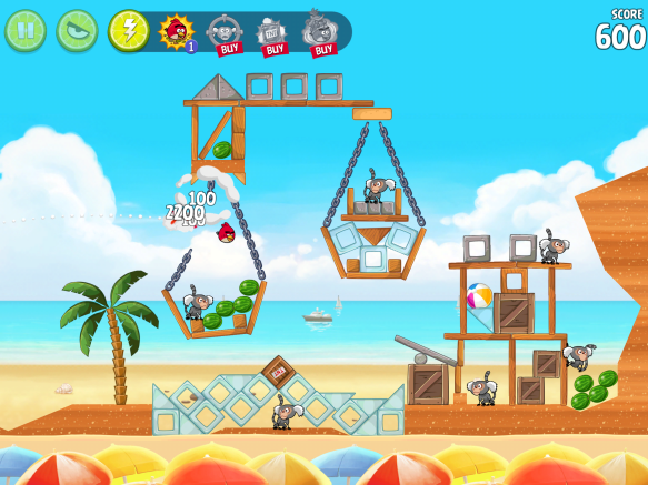 Angry Birds Rio: Ακόμα ψηλά με την καλύτερη παραλία abrio του Ρόβιο