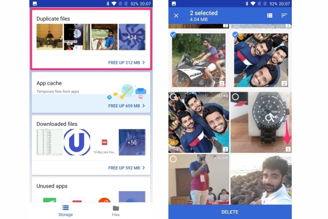 τα χαρακτηριστικά των αρχείων google go app
