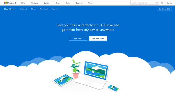Στιγμιότυπο οθόνης OneDrive