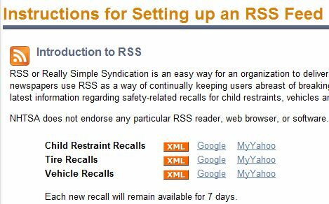 ανάκληση προϊόντος rss