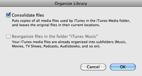 μετακινήστε τη βιβλιοθήκη iTunes σε νέα μονάδα δίσκου
