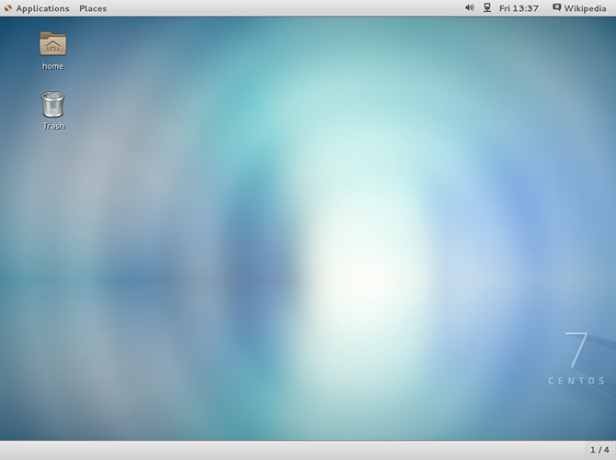 CentOS Desktop Περιβάλλον GNOME 7