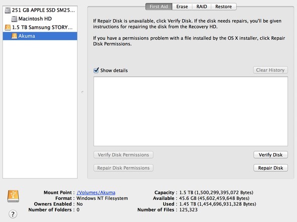 Paragon NTFS για Mac OS X Αναθεώρηση βοηθητικού προγράμματος δίσκου xn