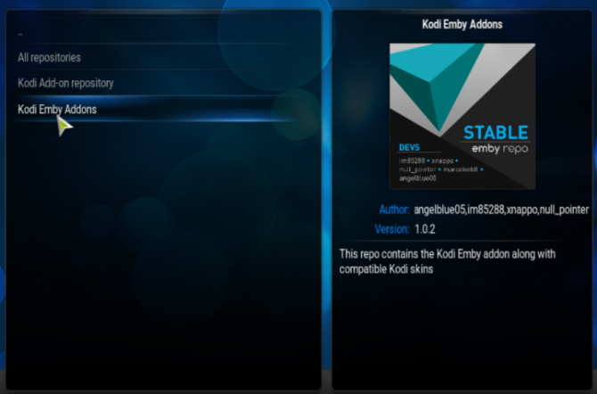 kodi emby addons για συγχρονισμό kodi