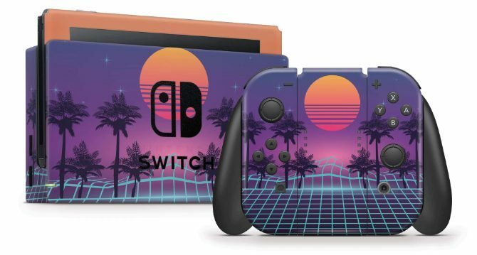 StickyBunny skin στην κονσόλα και χειριστήριο Nintendo Switch