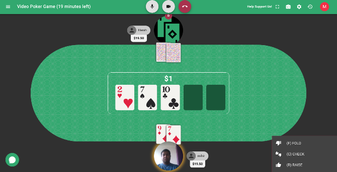 Παίξτε πόκερ με φίλους online μέσω βιντεοκλήσης στο Poker-In-Place