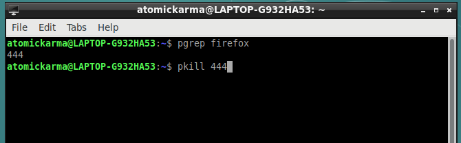 Σκοτώστε μια εφαρμογή Linux με την εντολή pkill