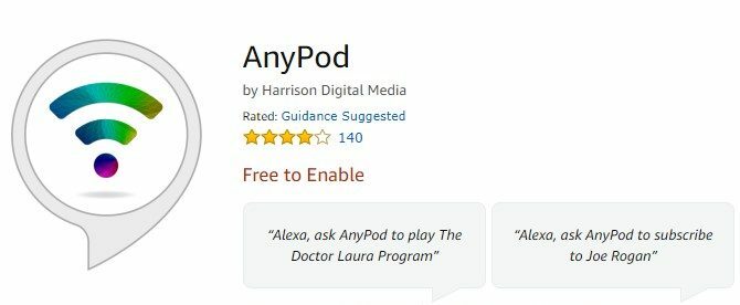 AnyPod για podcast echo echo