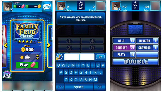 Το iphone Family feud live