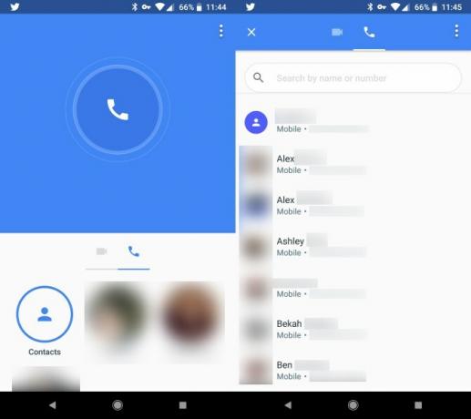 Επαφές Google Duo