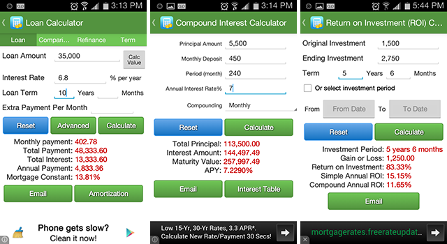 Android-χρηματοδότηση-εφαρμογές-οικονομικά-αριθμομηχανές