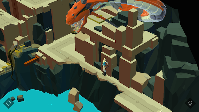 Lara-Croft-Go-Hiding-Dragon