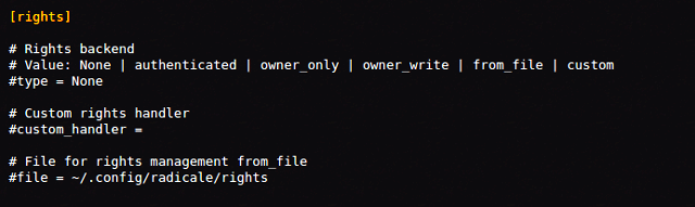 sync-linux-calendars-radicale-πιστοποίηση