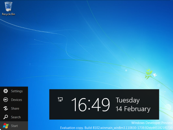 απενεργοποιήστε τα windows 8 metro