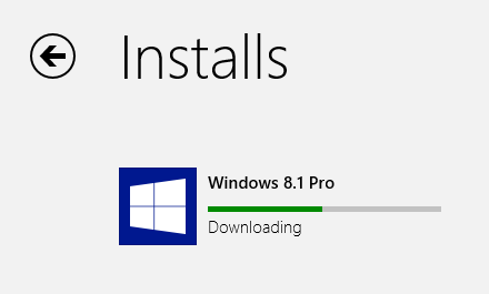 Εγκατάσταση των Windows 8.1