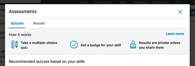 Οι αξιολογήσεις δεξιοτήτων LinkedIn σάς δίνουν ένα σήμα επαλήθευσης