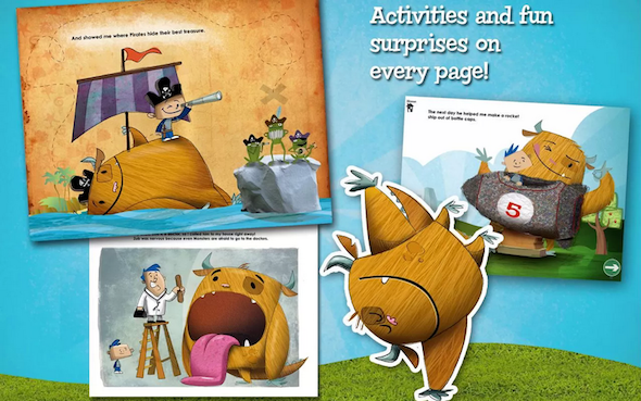 4 πανέμορφα διαδραστικά Android eBooks Για παιδιά Kids Ebooks Monster2