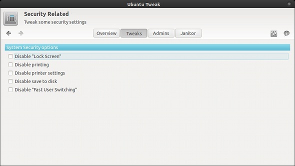 tweak για ubuntu