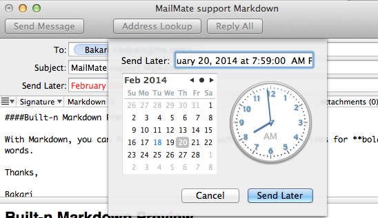 MailMate 10 λεπτά