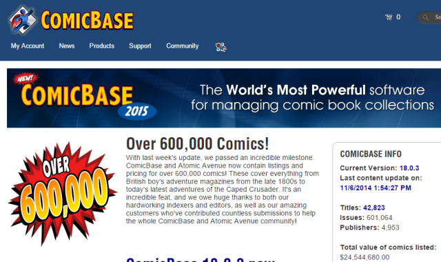 5 ιστότοποι για τη βάση δεδομένων του Fan Comic Book Fan