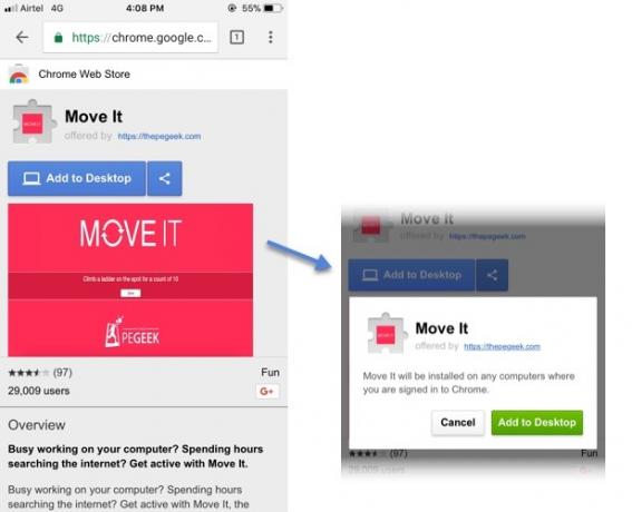 Εγκαταστήστε την επέκταση Chrome από το κινητό