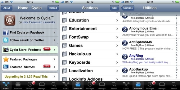 Ένας οδηγός του Newbie για το jailbreaking [iPhone / iPod Touch / iPad] cydia