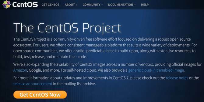 Ιστοσελίδα CentOS