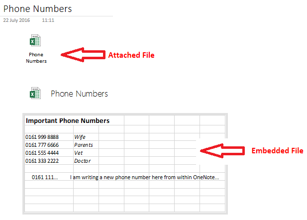 Ενσωμάτωση-excel-onenote-παράδειγμα