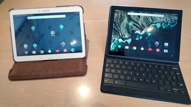 MakeUseOf Review Google Pixel C Kindle Σύγκριση