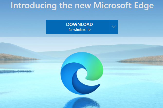 Νέα λήψη του Microsoft Edge